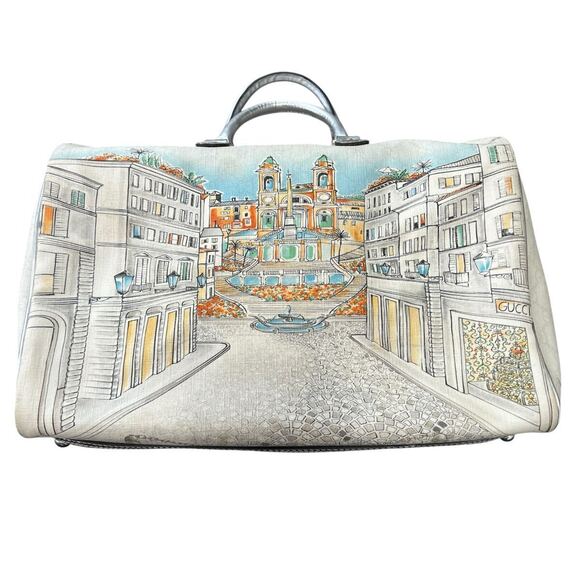 Gucci Handbags - GUCCI Anniversary of the Roma Boutique Joy Satchell GG Canvas Hand Bag
